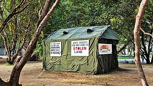 Bold Statements: Richard Bell’s installation at the Kochi-Muziris Biennale