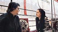 Iranian-Indian Excellence: Actor Aida Mohammadkhani and director Jafar Panahi in a still in Sreemoyee Singh’s Be Kucheye Khoshbakht (And, Towards Happy Alleys)