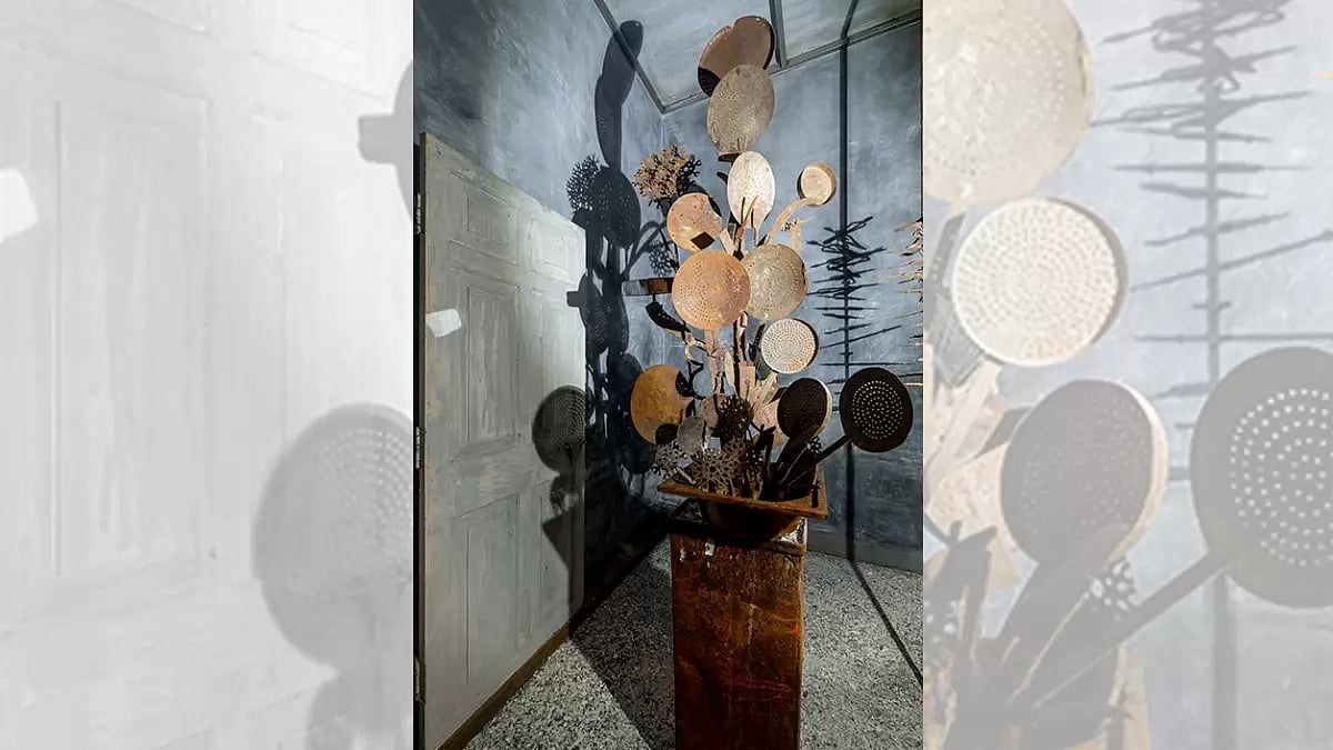 Discarded Objects: Artist Archana Hande’s artwork ‘My Kottige’ (Bhoota Sthana)