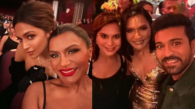 Deepika Padukone, Ram Charan, Maitreyi Ramakrishnan Get Clicked With Mindy Kaling At Oscars After-Party