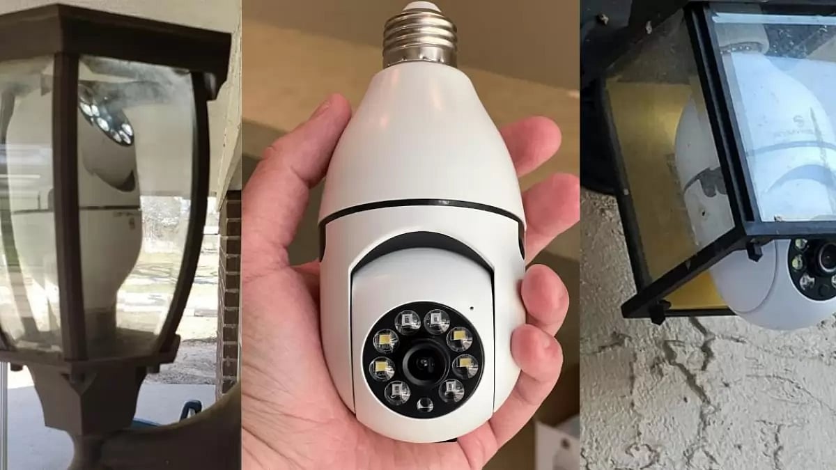 Light Socket Security Camera 