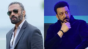 Suniel Shetty And Sanjay Dutt