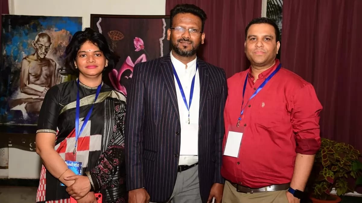 Prachee Naik, Rashmi Ranjan Parida and Ashutosh Kumar Thakur, core team members of KLF 2023