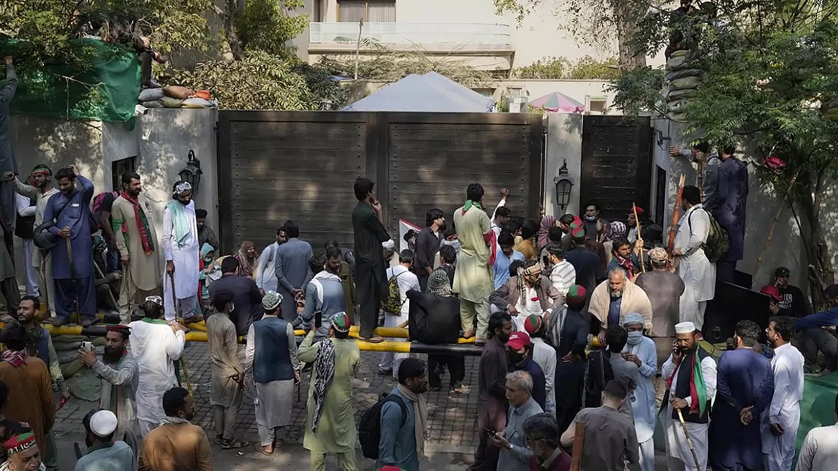 Supporters of former Prime Minister Imran Khan