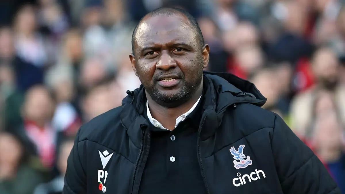 Vieira managed Crystal Palace for 20 months.