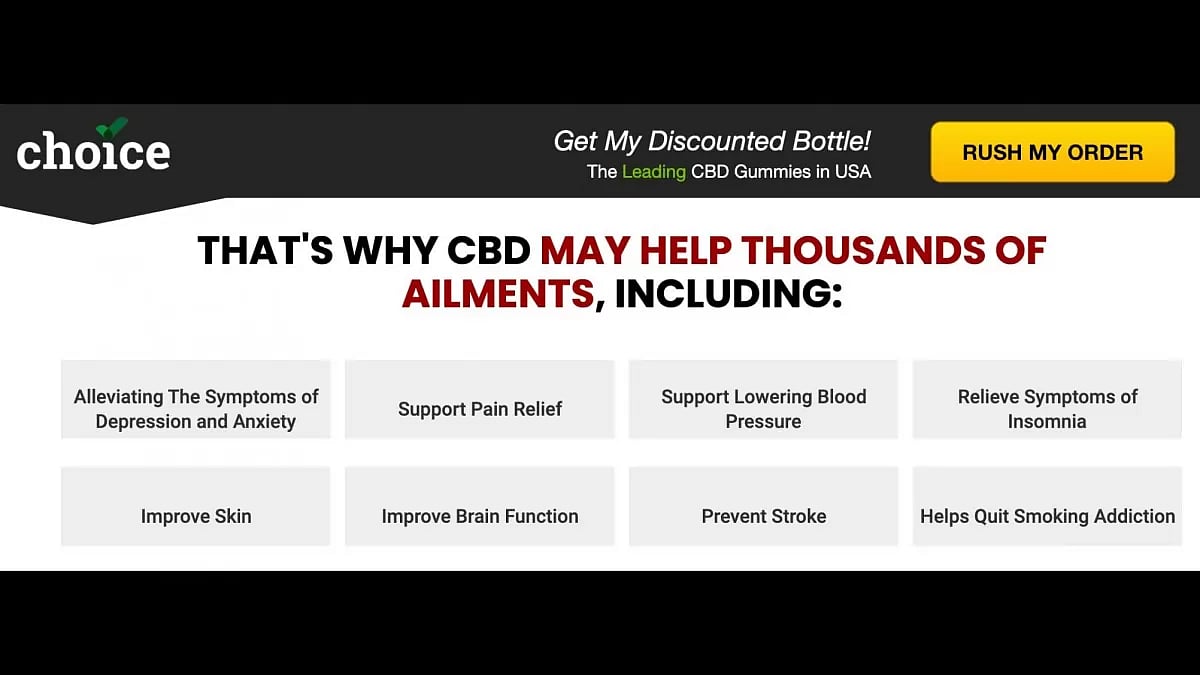 Choice CBD Gummies 300MG 