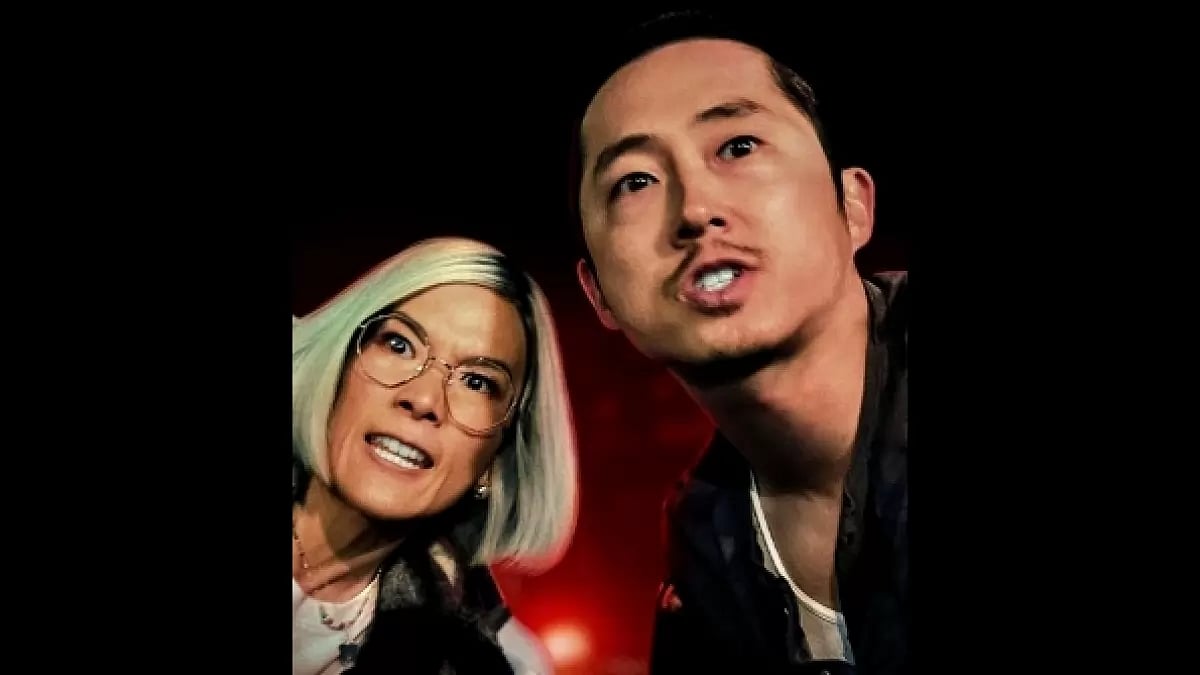 Steven Yeun and Ali Wong