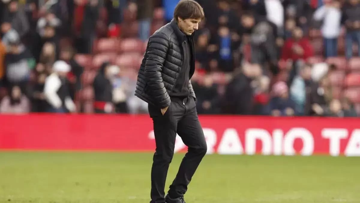 The writing is on the wall for Italian coach, Antonio Conte at Tottenham Hotspur.