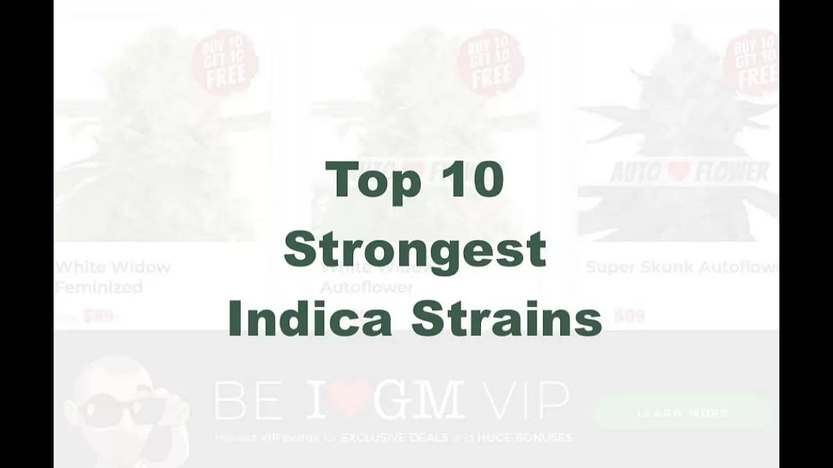 Strongest Indica Strains For Sleep