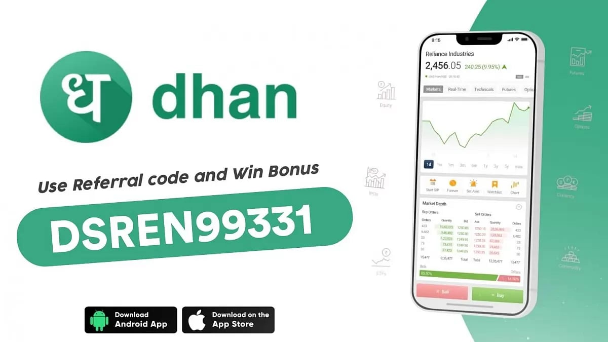 Dhan App Referral Code: DSREN99331