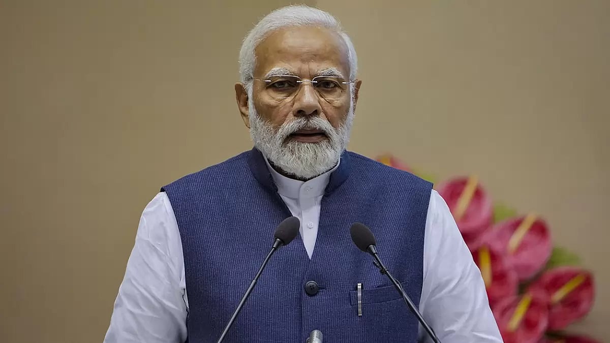 Modi during ITU Area Office & Innovation Centre inauguration