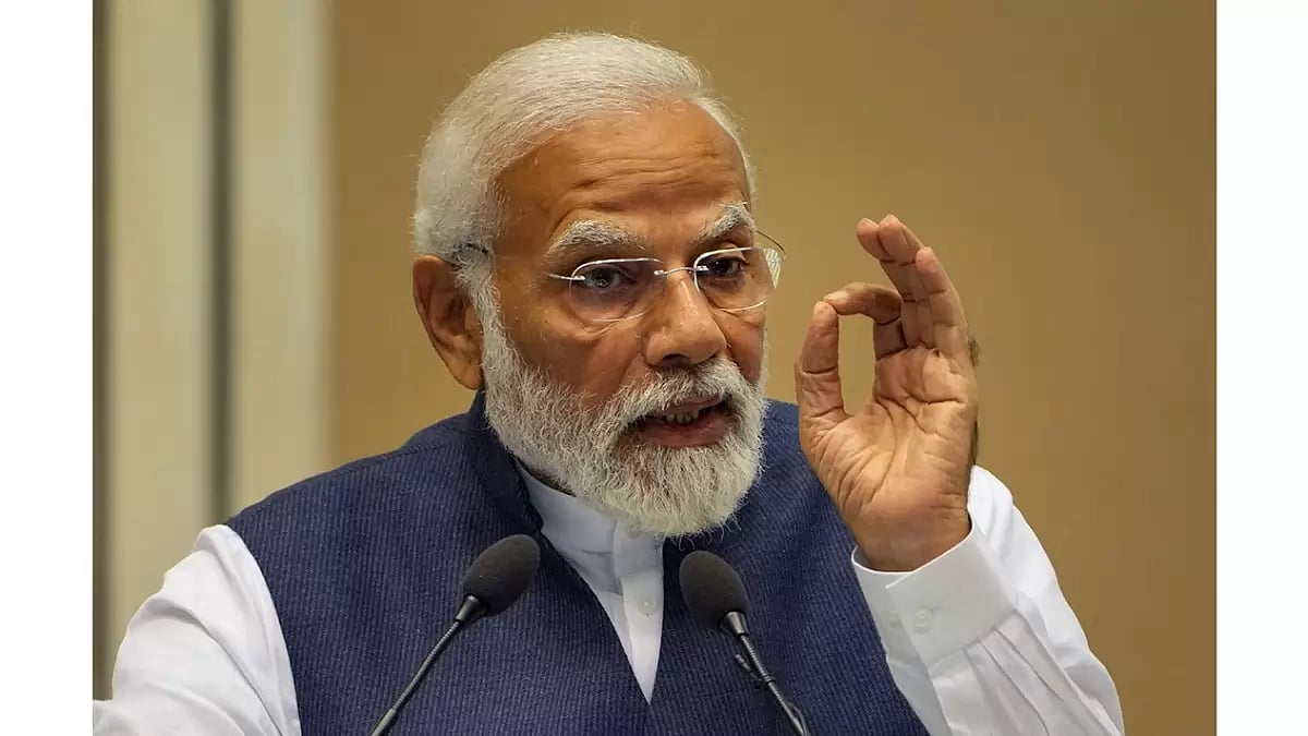 Modi during ITU Area Office & Innovation Centre inauguration