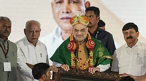 Amit Shah in Bengaluru