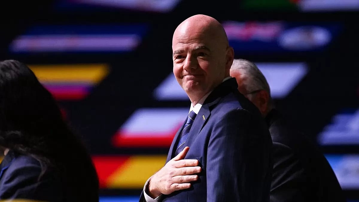 Infantino was recently re-elected as FIFA president until 2027.
