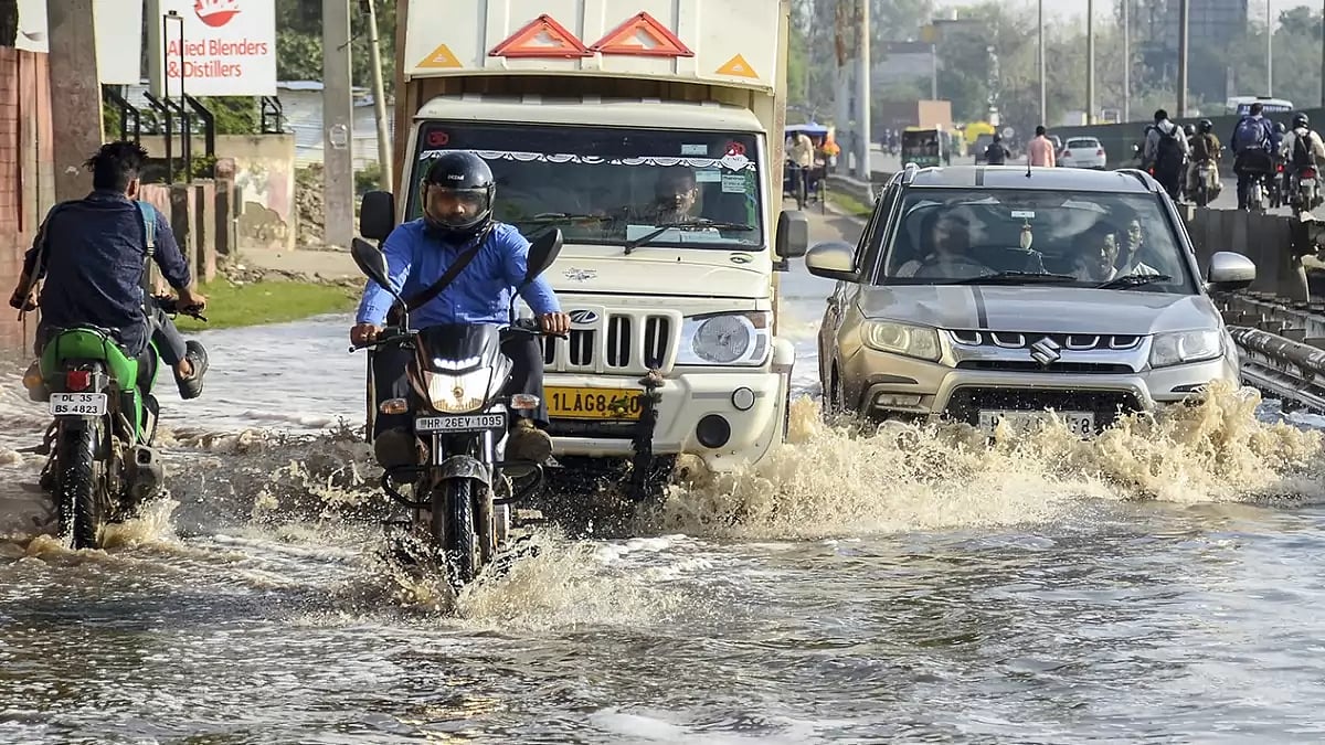 Rains in Gurugram