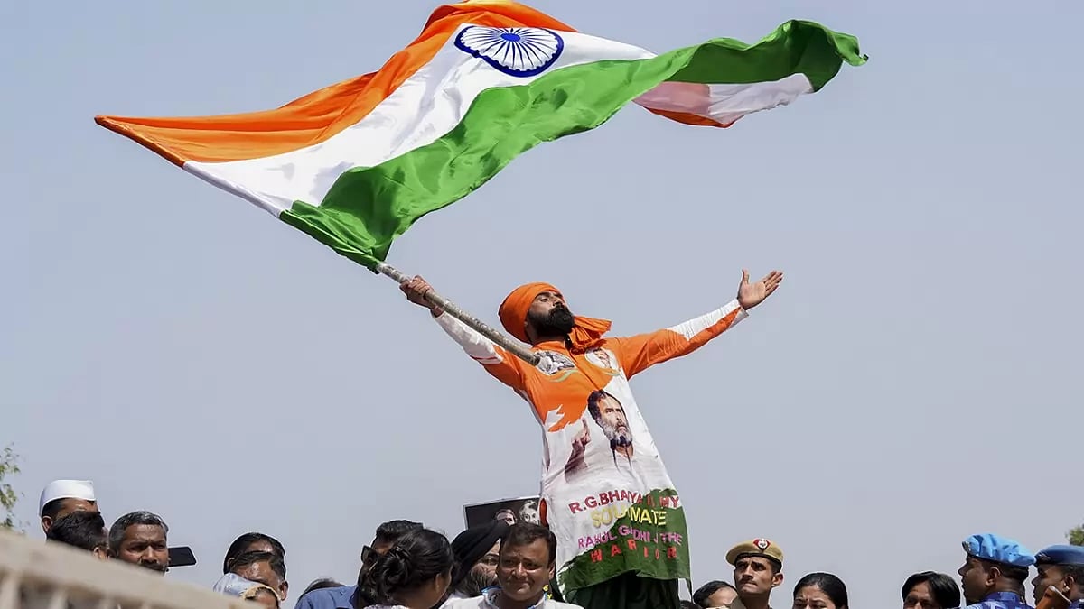 Congress Satyagraha at Rajghat