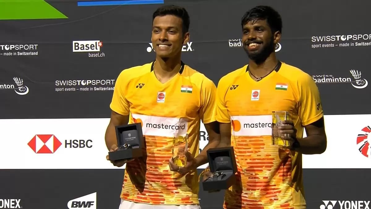 The title win at Basel is the first of the season for the Indian pair and fifth overall.