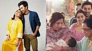 Neetu Kapoor and Ranbir Kapoor