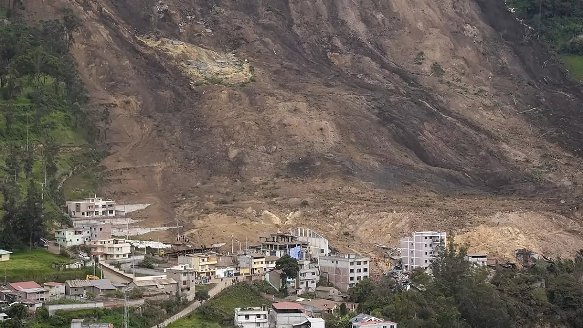 Landslide in Ecuador