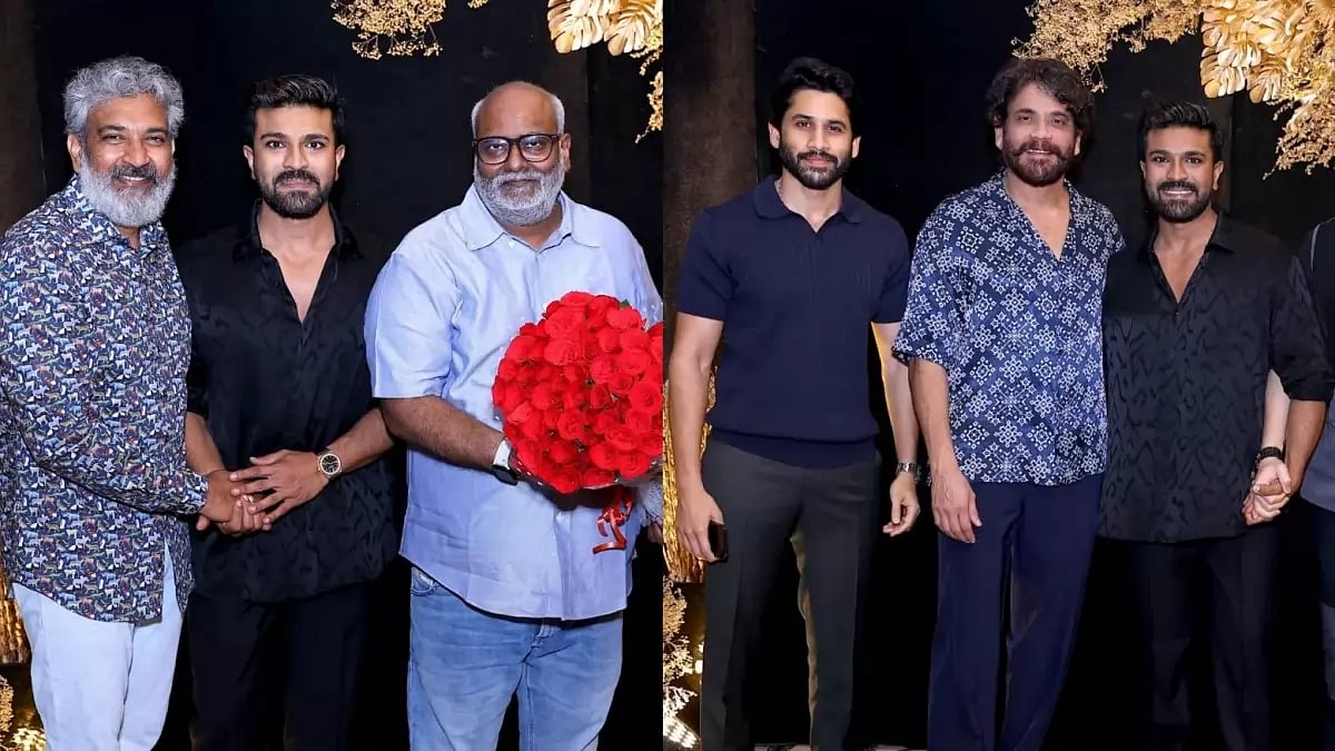 Celebs at Ram Charan's 38th birthday bash