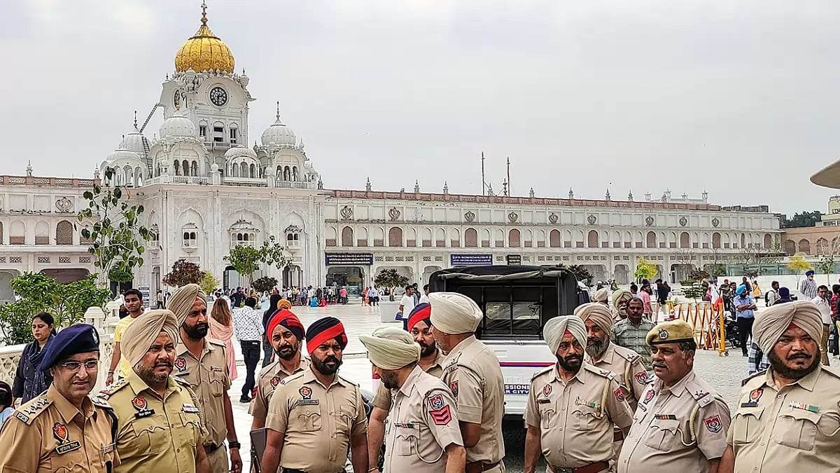 Security at Golden temple
