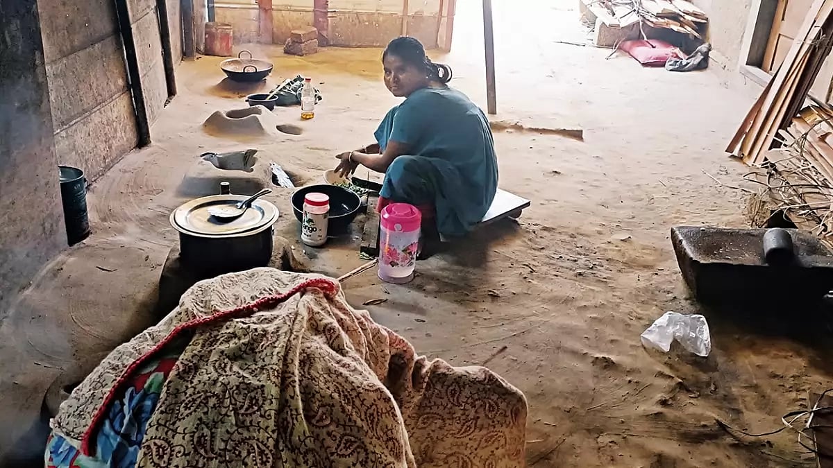 Inclusion Matters: A migrant worker cooking inside her rented space