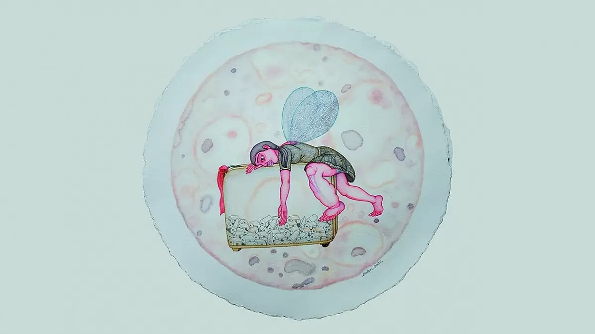 Fragmented Life 4: Artwork by Anjan Modak