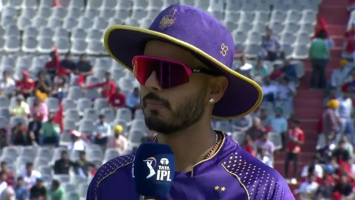 Nitish Rana was fined Rs 12 lakh, the league said in a statement.