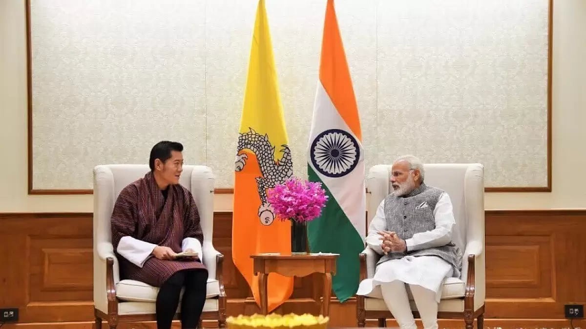 Prime Minister Narendra Modi and King of Bhutan in 2017.