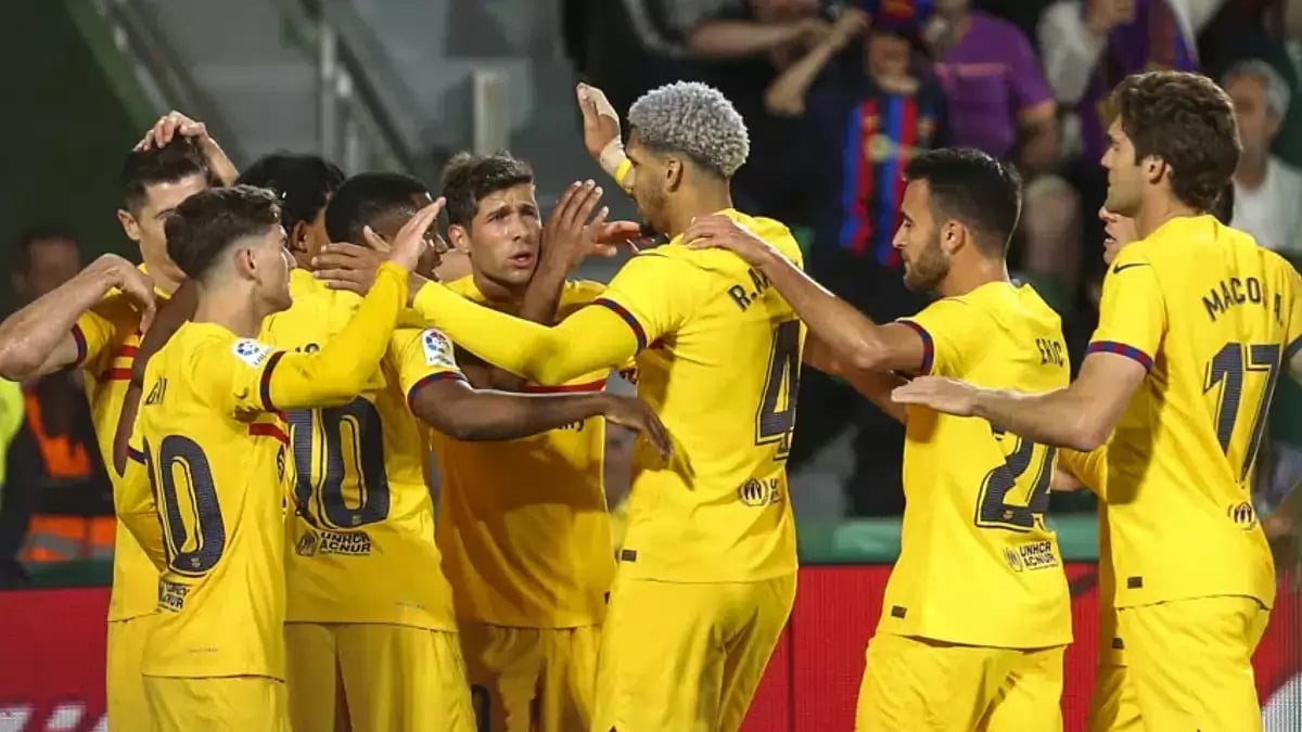 Barcelona are now 15 points clear of second-placed Real Madrid in the La Liga table.