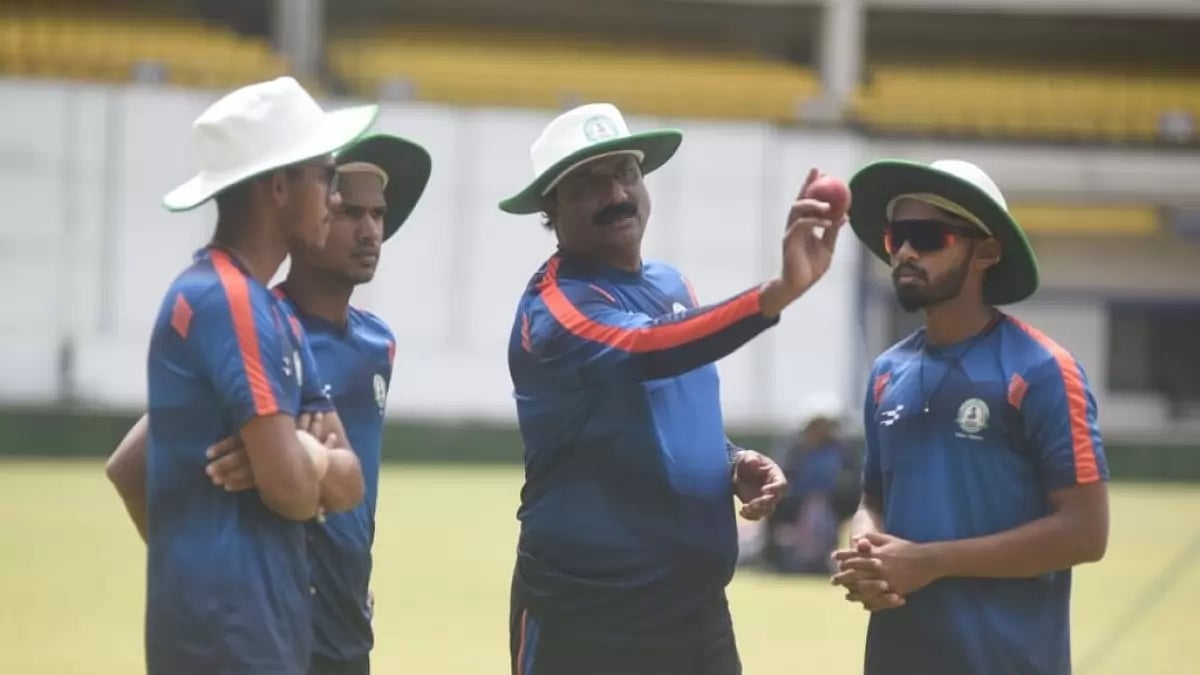 Gonsalves, centre, currently serves as Assam's head coach in the domestic circuit.