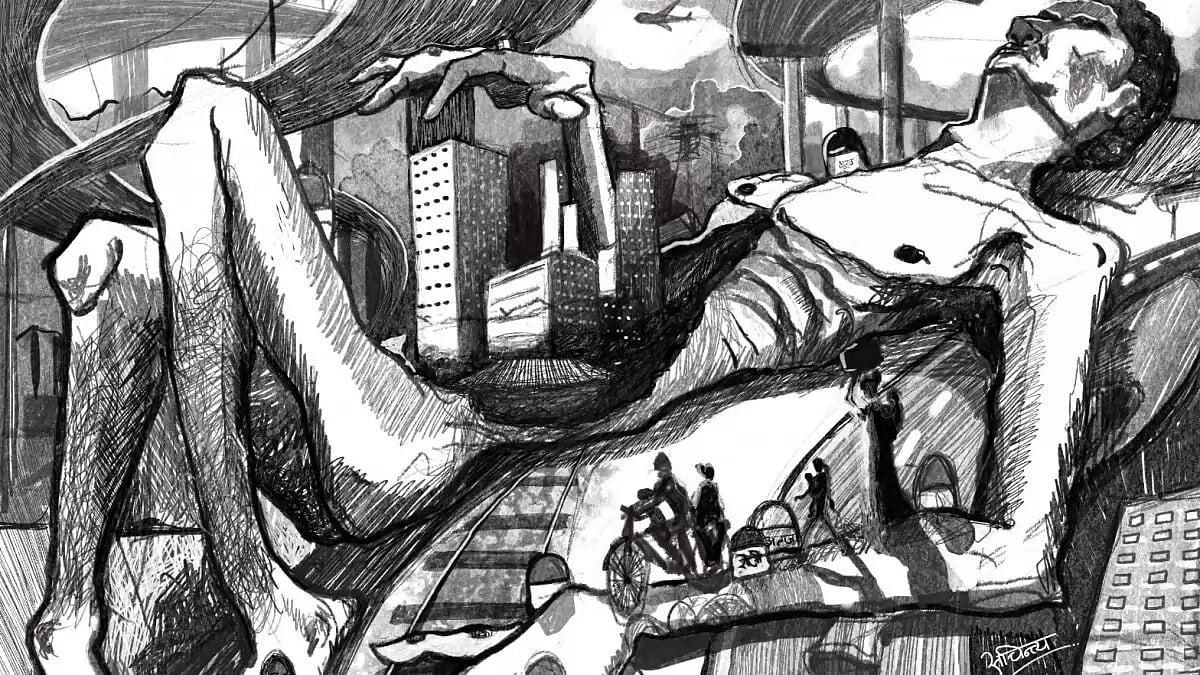 Artwork by Achintya Malviya made during the first COVID-19 lockdown in India (March-June 2020)