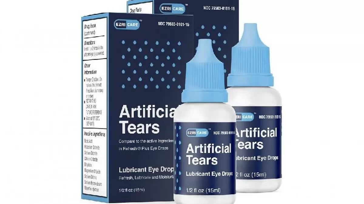 Global Pharma Healthcare's eye drop manufactured under the brand name EzriCare Artificial Tears.