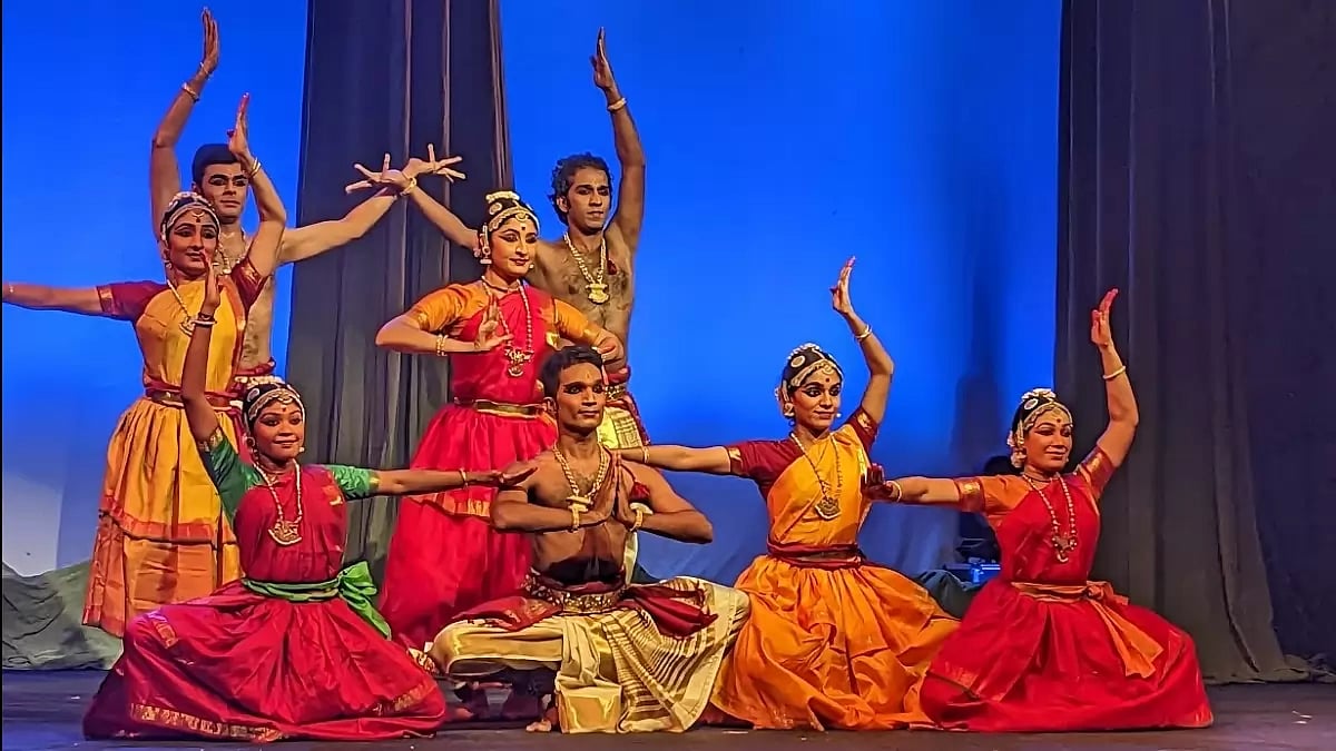 Dancers at the ‘Ramayana Kalpavrksham’ festival in Hyderabad