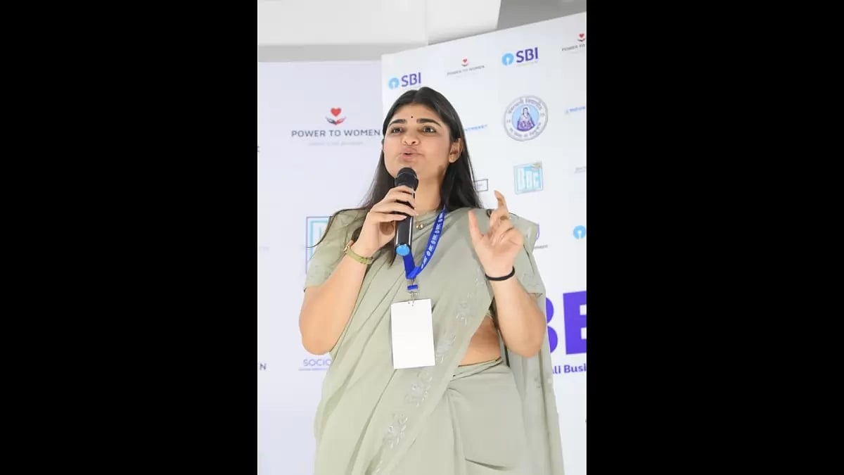 Annanya V Joshi, chief moderator of Banasthali Business Conference (BBC)