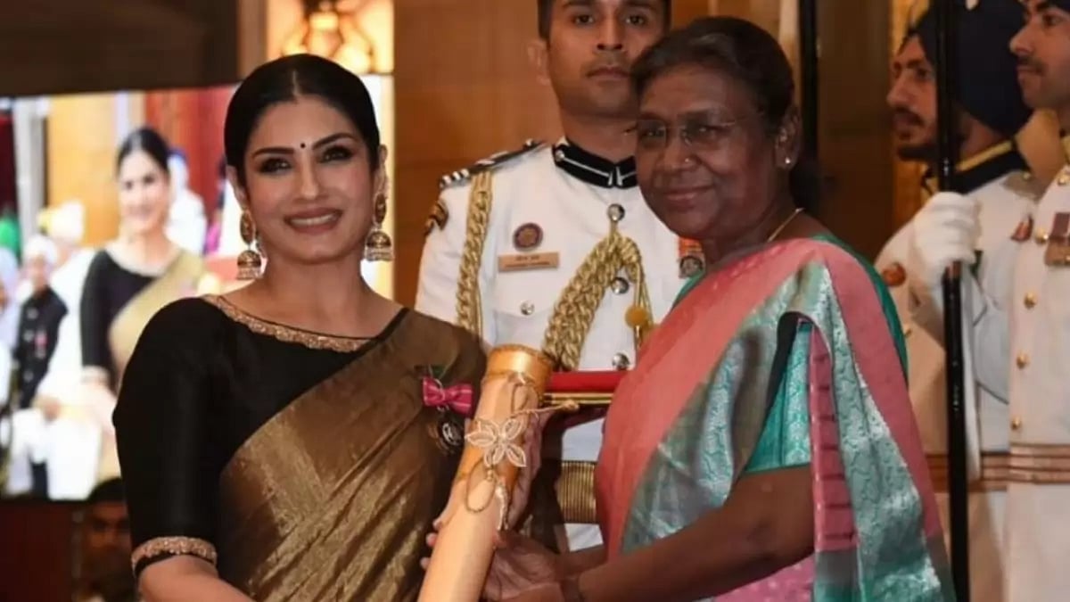 Raveena Tandon gets honoured with Padma Shri