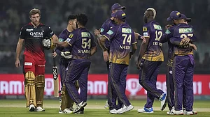 RCB lost to KKR by a margin of 81 runs despite a good start by Virat Kohli and Du Plessis.