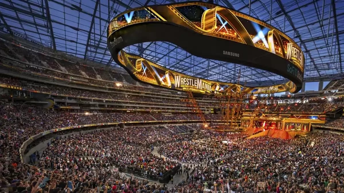 The image was used in a promotional package for the match between Rey Mysterio and Dominik Mysterio.