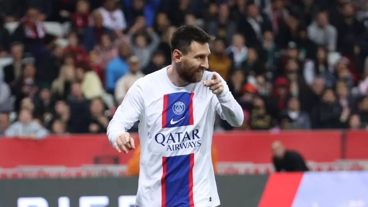 Messi's 1000th club goal contribution was an assist to Sergio Ramos.