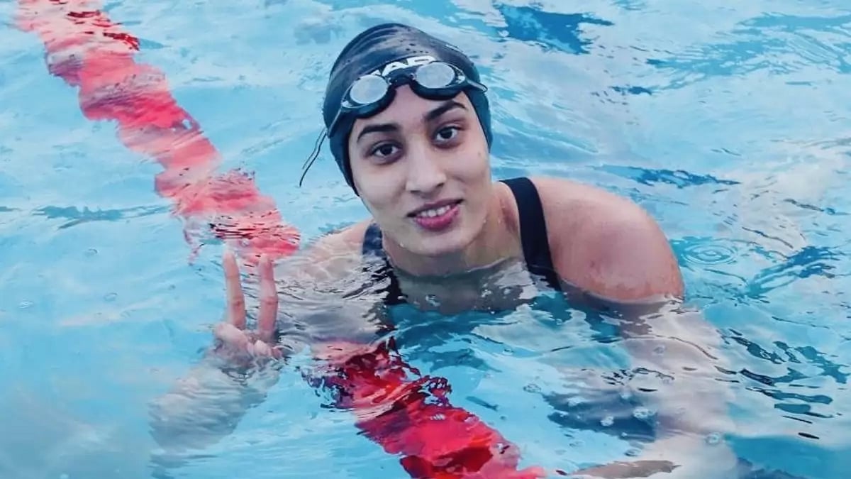 Maana Patel became the only woman swimmer representing India at the Tokyo Olympics.