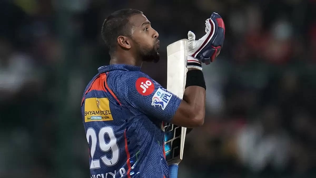 Pooran smashed seasons fastest fifty in just 15 deliveries.