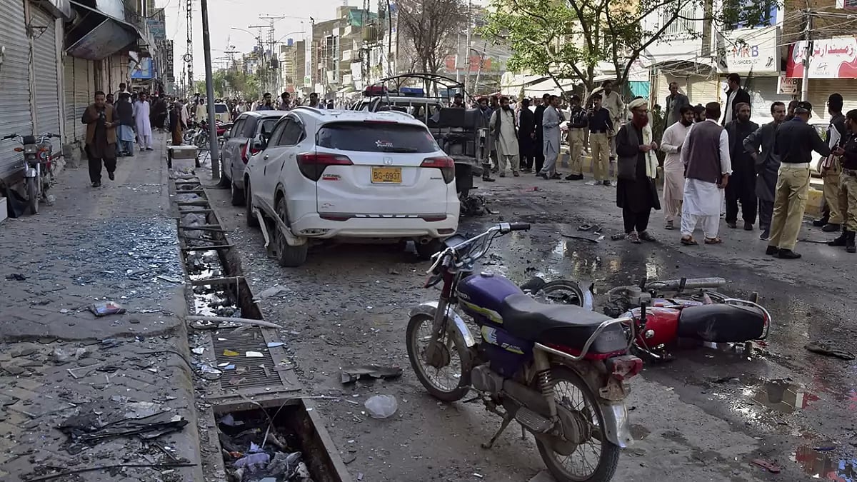 File Photo  : Representative Image | Bomb Blast in Pakistan's Khyber Pakhtunkhwa
