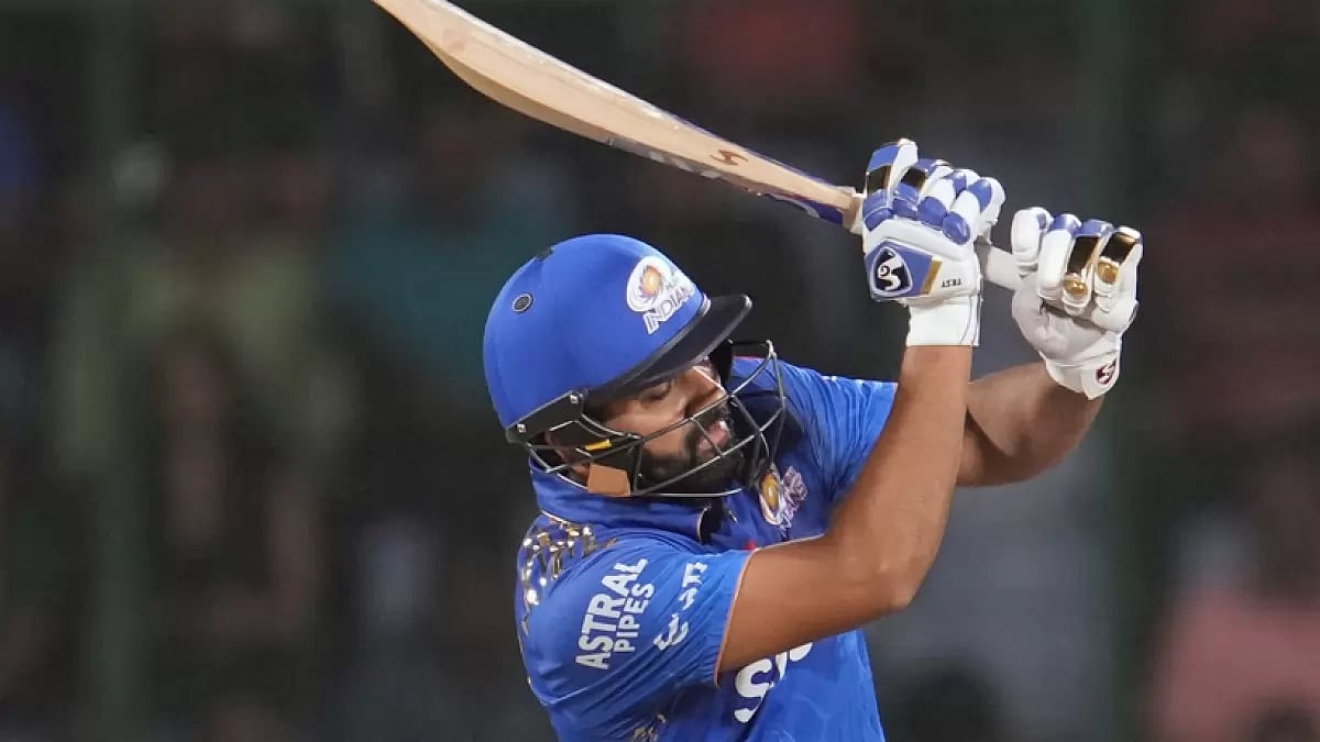 Rohit scored a magnificent 65 runs off 45 deliveries.