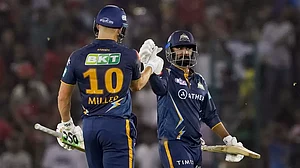 GT are third in the IPL 2023 table with RR on top via NRR.