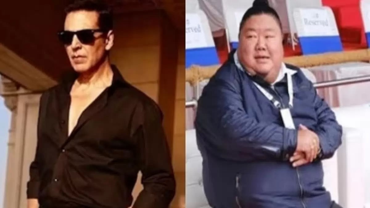 Akshay Kumar And Temjen Imna Along