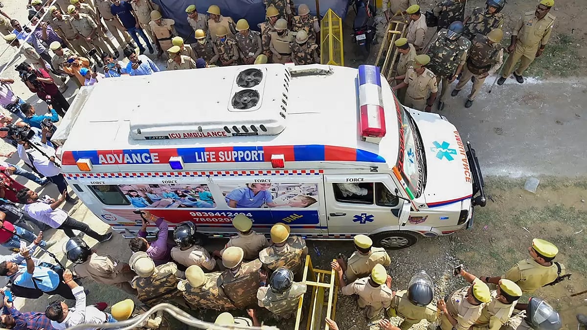 Last rites of Asad Ahmed