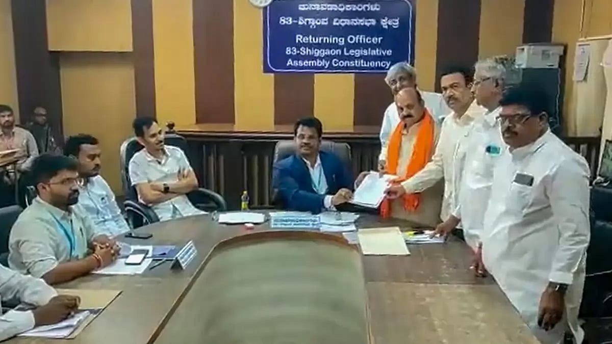 Basavaraj Bommai files his nominations