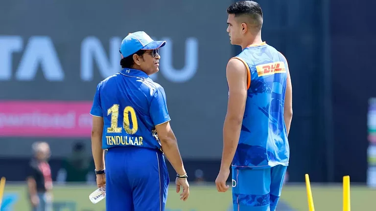 Arjun Tendulkar made his IPL bow against KKR in IPL 2023 recently. - null