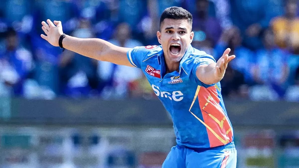 Arjun Tendulkar bowled 2 overs and conceded 17 runs against KKR on Sunday.