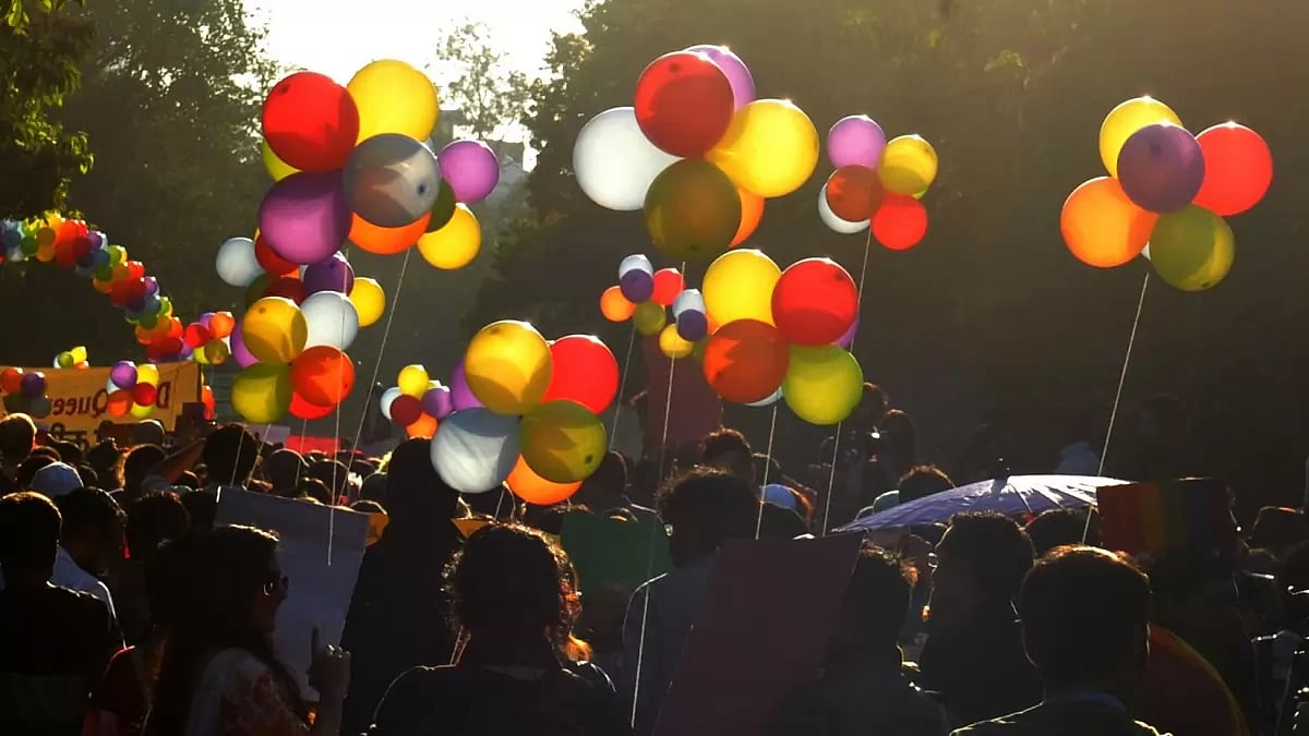 LGBT queer pride parade.